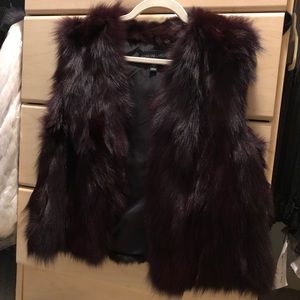 Adrienne landau fur vest Small